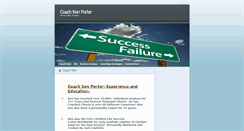 Desktop Screenshot of coachkenporter.com